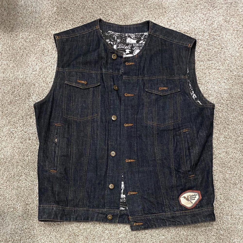 Dust / Biltwell Denim Motorcycle Vest